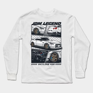 Skyline R35 Manga Long Sleeve T-Shirt